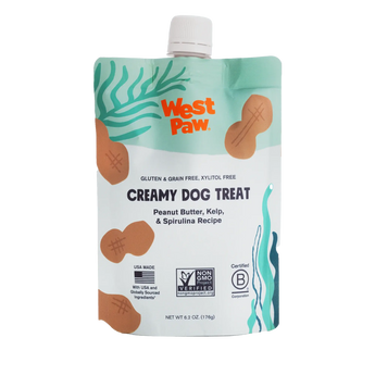 West Paw Peanut Butter, Kelp & Spirulina Creamy Dog Treat