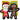 Tuffy Jr Gingerbread Man & Santa 2 Pack